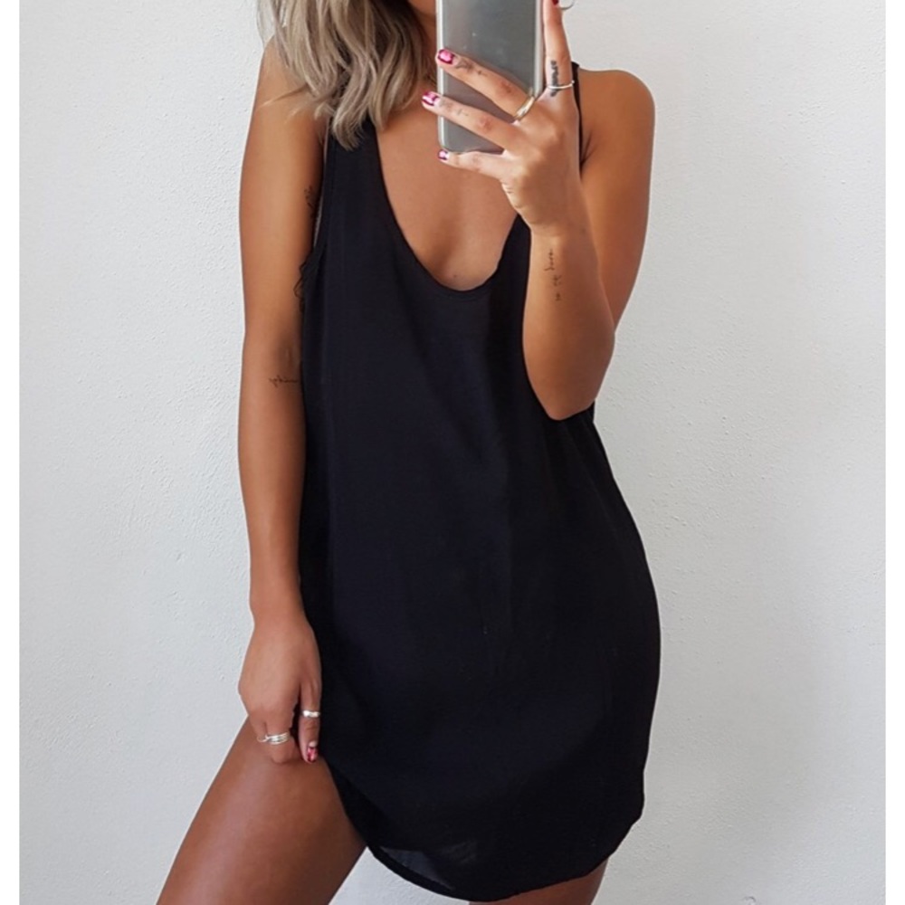 All Things Golden Black Dress